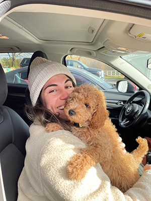 Bailey & Mojo, mini Goldendoodle puppy