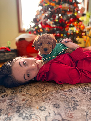 Bailey & Mojo, mini Goldendoodle puppy